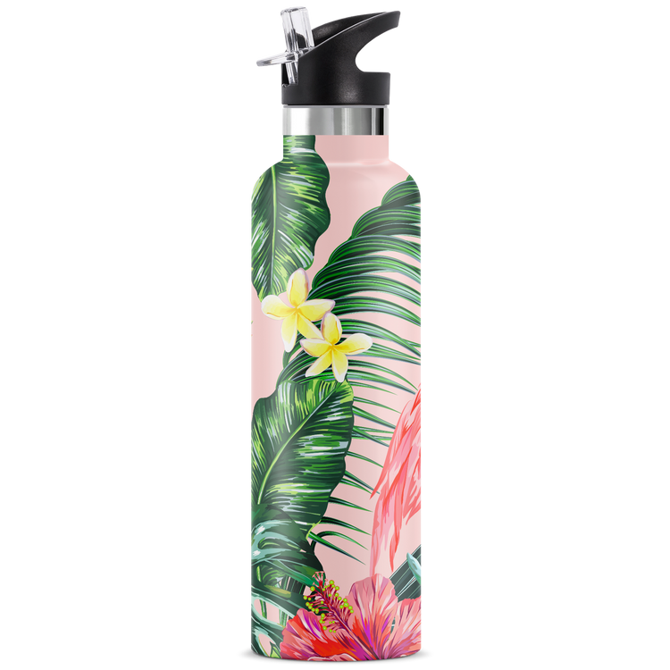 Flamingo | 25oz. Insulated Water Bottle - My Bougie Bottle