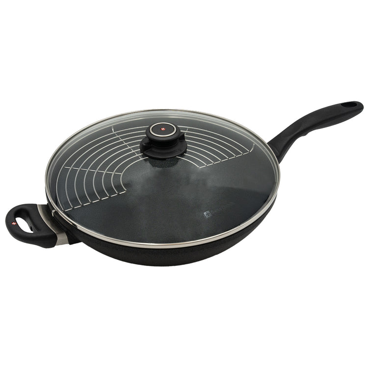 XD Nonstick Wok with Glass Lid