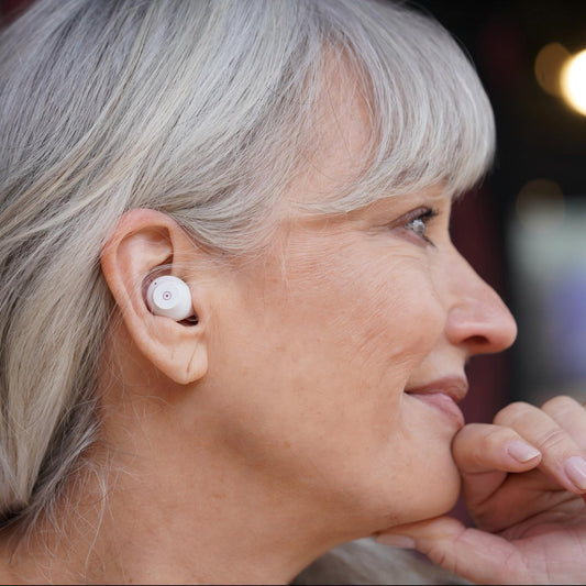 Ceretone-Fusion OTC Hearing Aids ITE (In The Ear) - White