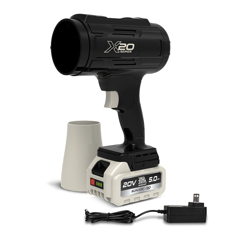 Black cordless drill with X20 branding on a white background