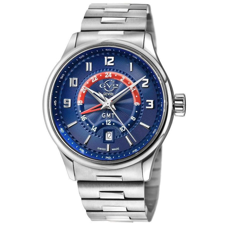 GV2 Men's Giromondo Swiss GMT Watch