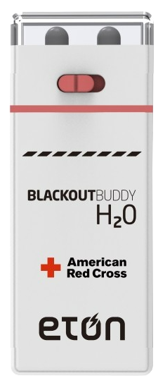 Multiple boxes of eton Blackout H2O with American Red Cross branding on a white background