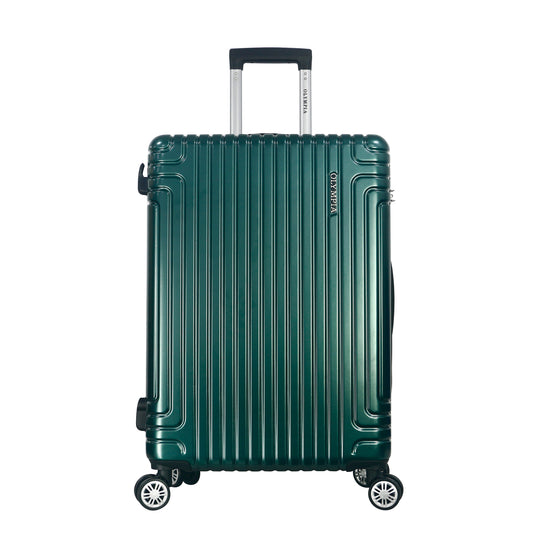 Gulliver 3-Piece Expandable Hardcase Luggage Set with TSA Lock - Forest Green