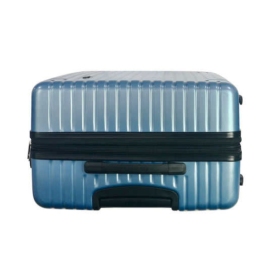 Gulliver 3-Piece Expandable Hardcase Luggage Set with TSA Lock - Steel Blue