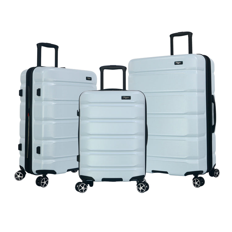 Raptor 3-Piece Expandable Hardcase Luggage Set - Chambray Blue