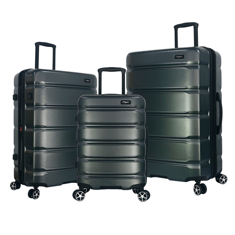 Raptor 3-Piece Expandable Hardcase Luggage Set - Shadow Gray