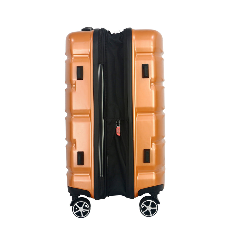 Raptor 3-Piece Expandable Hardcase Luggage Set - Apricot Crush