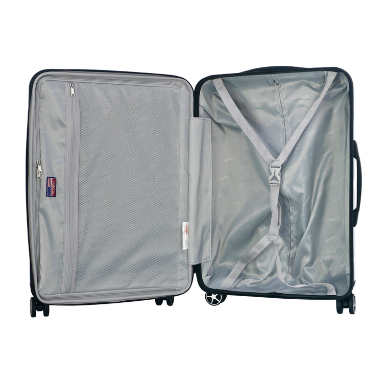 Raptor 3-Piece Expandable Hardcase Luggage Set - Chambray Blue