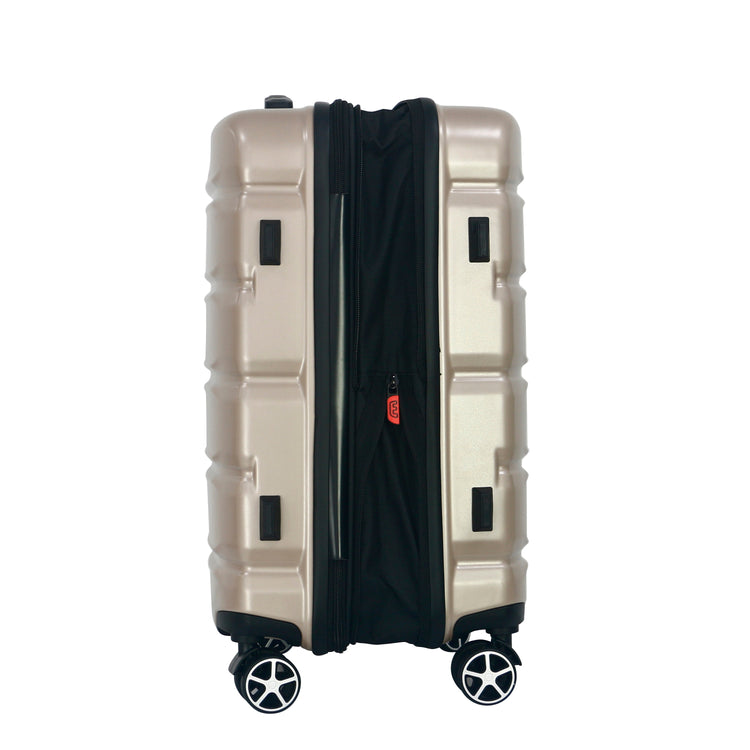 Raptor 3-Piece Expandable Hardcase Luggage Set - Mushroom