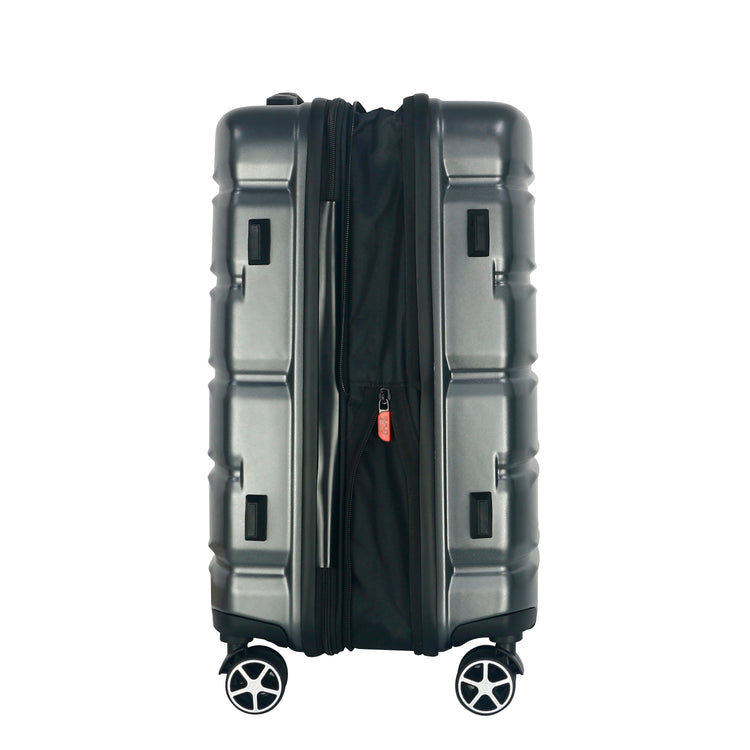 Raptor 3-Piece Expandable Hardcase Luggage Set - Shadow Gray