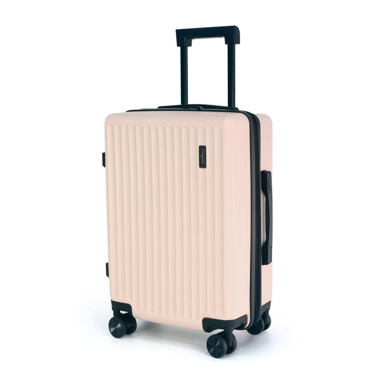 Olympia USA Fandom 3-Piece Expandable Hardcase Luggage Set - Pastel Pink