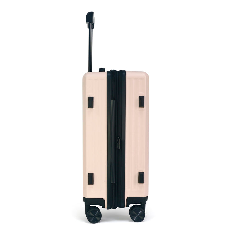 Olympia USA Fandom 3-Piece Expandable Hardcase Luggage Set - Pastel Pink