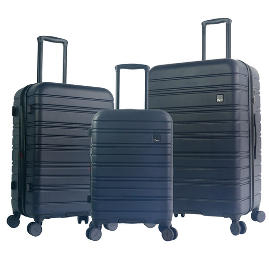 Olympia USA Aries 3-Piece Expandable Hardcase Luggage Set - Navy