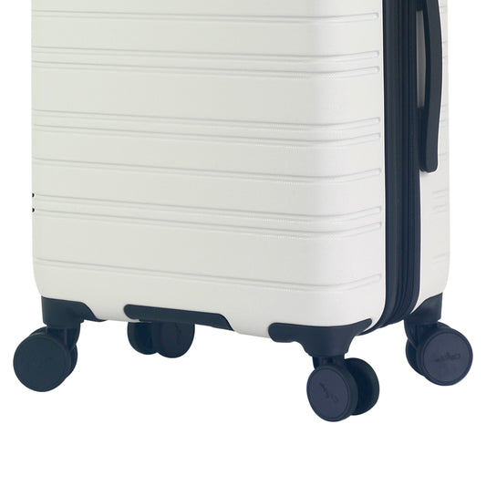 Olympia USA Aries 3-Piece Expandable Hardcase Luggage Set - Ivory