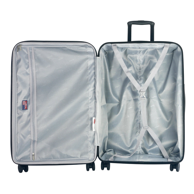 Olympia USA Aries 3-Piece Expandable Hardcase Luggage Set - Ivory