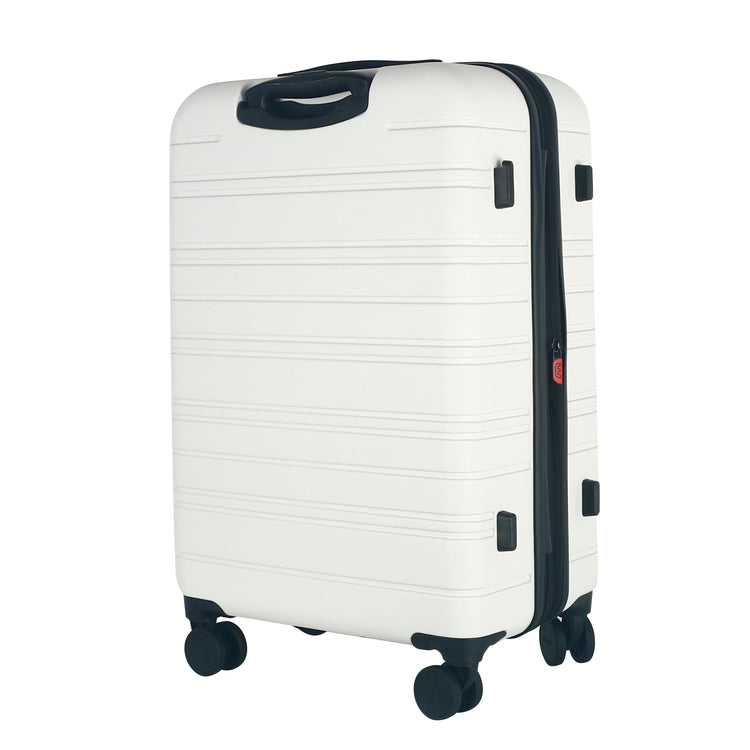 Olympia USA Aries 3-Piece Expandable Hardcase Luggage Set - Ivory