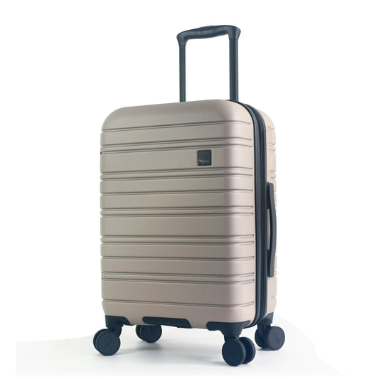 Olympia USA Aries 3-Piece Expandable Hardcase Luggage Set - Mushroom