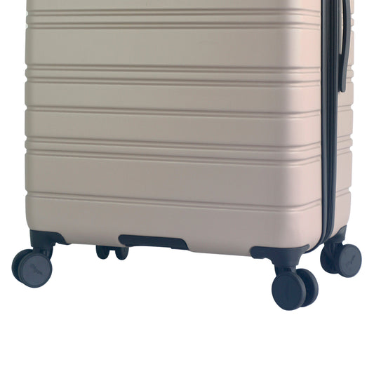 Olympia USA Aries 3-Piece Expandable Hardcase Luggage Set - Mushroom