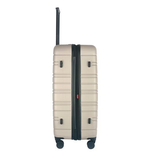 Olympia USA Aries 3-Piece Expandable Hardcase Luggage Set - Mushroom