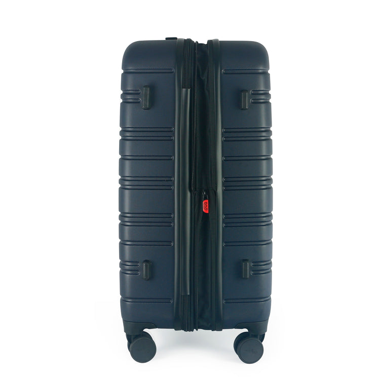 Olympia USA Aries 3-Piece Expandable Hardcase Luggage Set - Navy