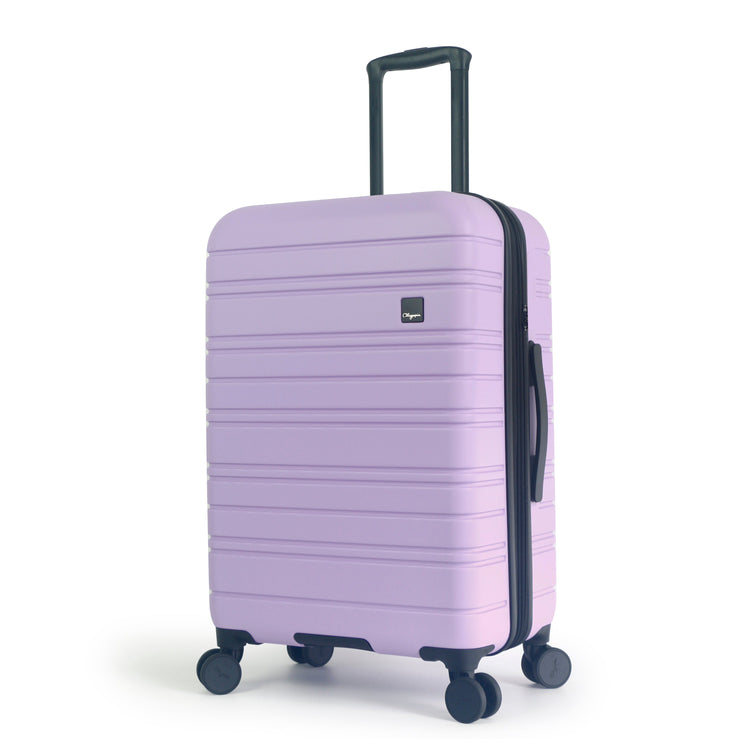 Olympia USA Aries 3-Piece Expandable Hardcase Luggage Set - Purple