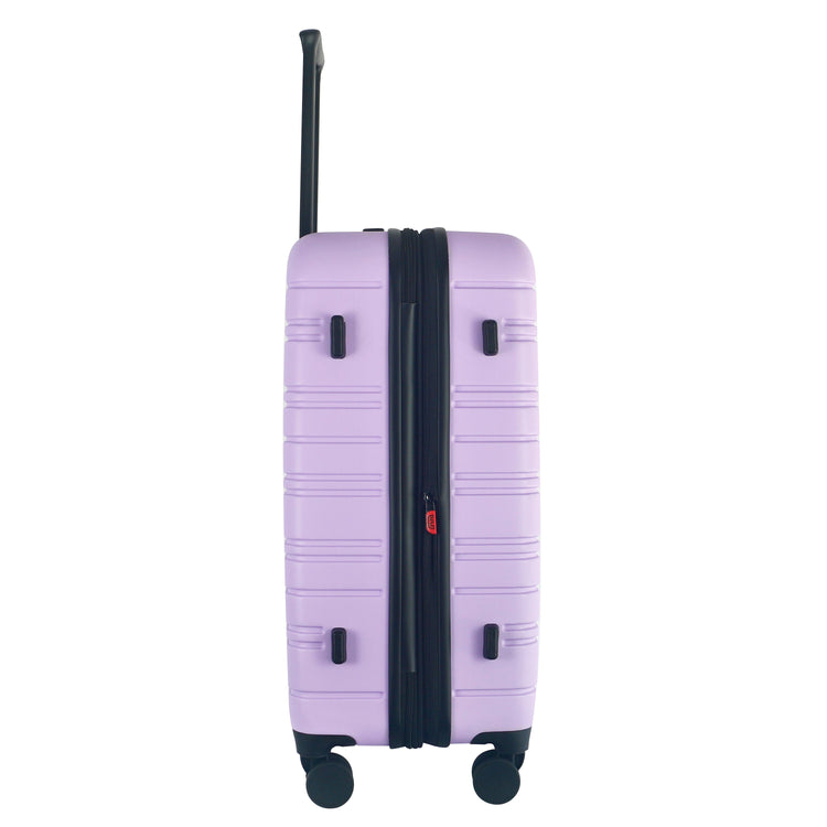 Olympia USA Aries 3-Piece Expandable Hardcase Luggage Set - Purple