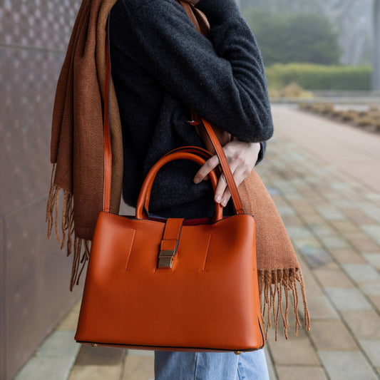 Vegan Leather Classic Handbag