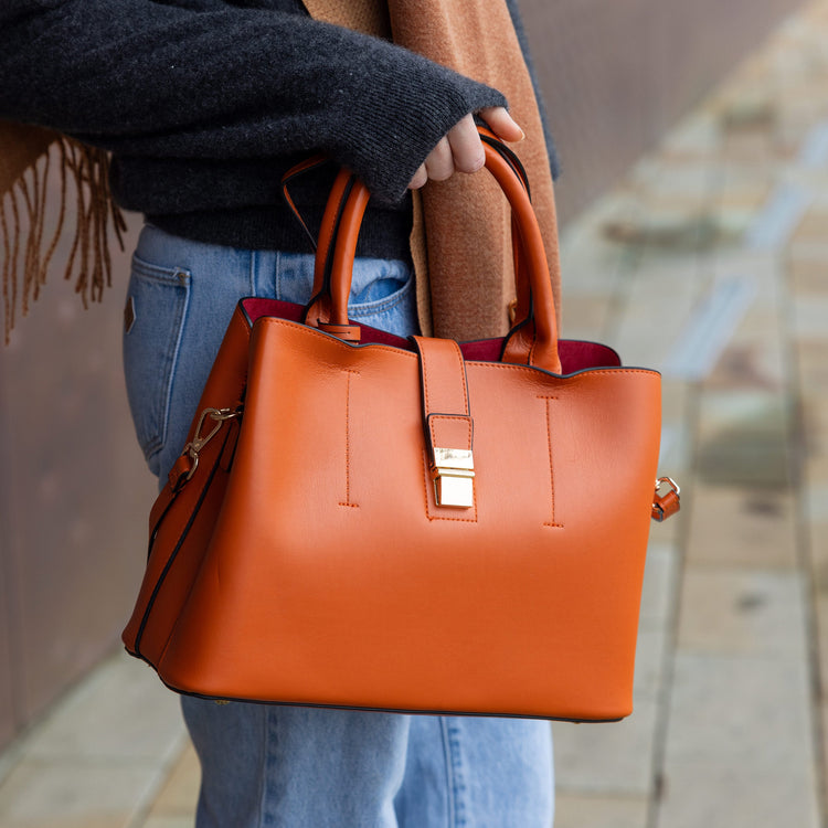 Vegan Leather Classic Handbag