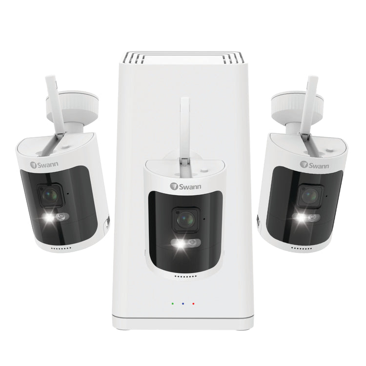 AllSecure 4K Wireless Security System w/ 3 Wire-Free Cameras