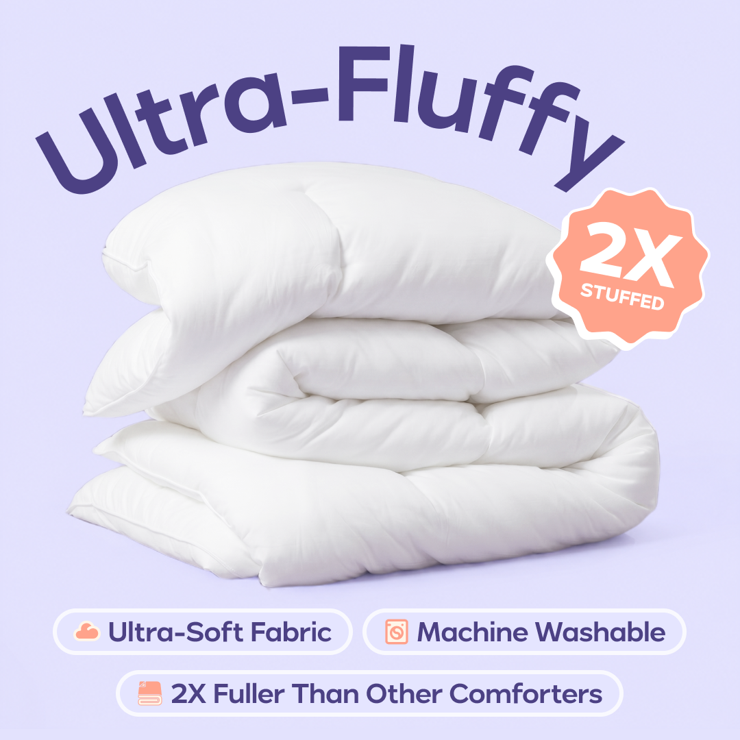 MarshMellow Comforter – Extra Fluffy Double-Stuffed Down Alternative ...