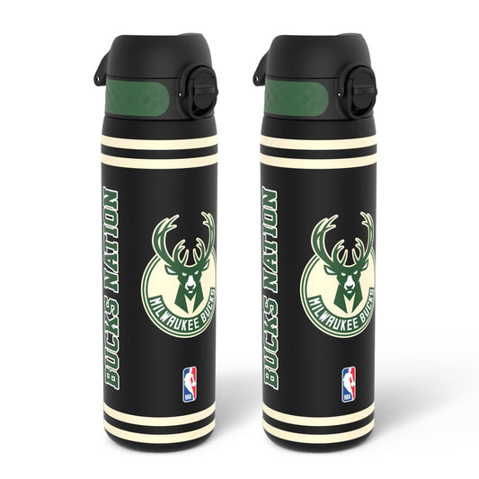 18oz - NBA x ION8 Sport Waterbottle - 2 pack- Milwaukee Bucks