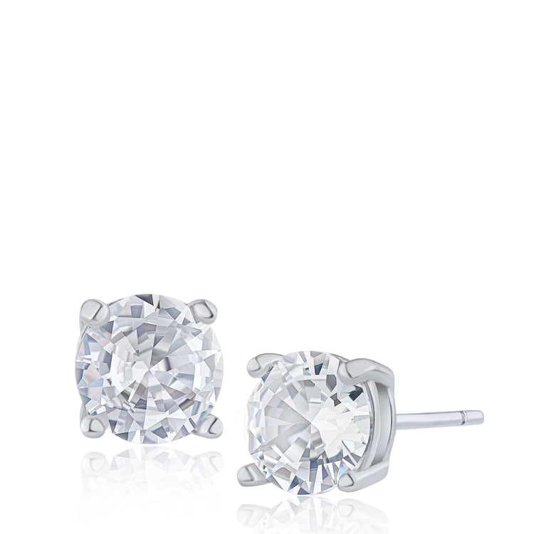 Ice by Jardin Pearl and CZ 2 Set Earrings