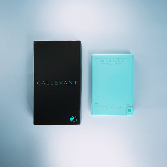 Gallevant - SlimCharge™ 5000mAh Magnetic Power Bank with Built-In Cables
