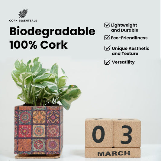 Cork calendar block displaying '07 4 JULY' on a white background