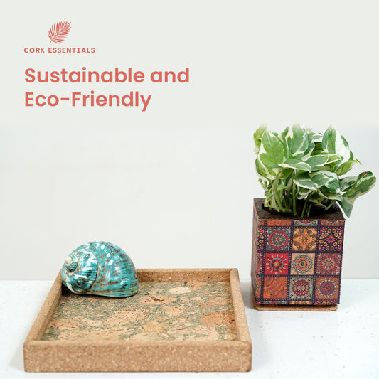 Mandala Print Planter