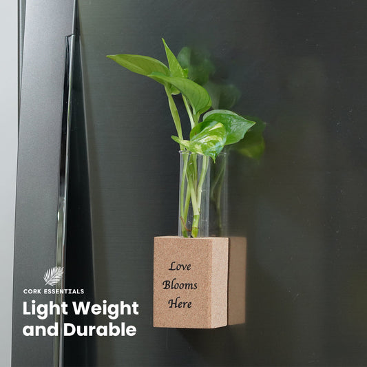 Fridge Magnet Planter Love Blooms Here With Test Tube