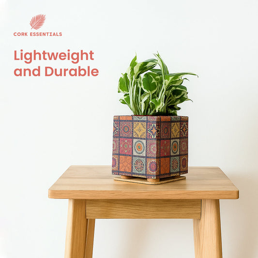 Mandala Print Planter