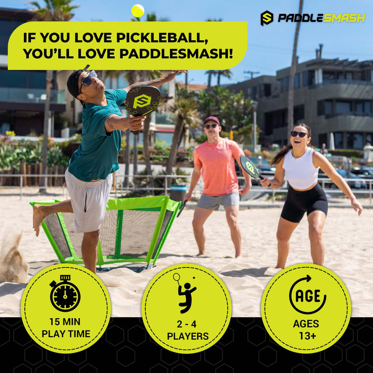 New Outdoor Game of Pickleball Meets Roundnet