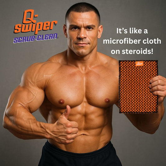Q-Swiper Scrub-Clean Cloths (4 pcs)
