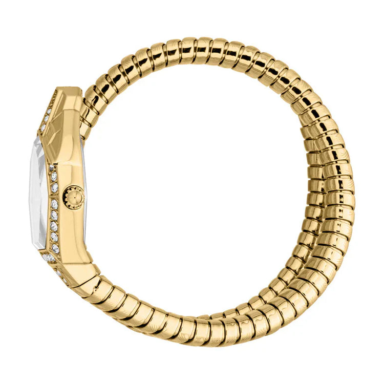 Just Cavalli Women’s Gold Stainless Steel Snake Watch with Gold dial - Gold Stainless