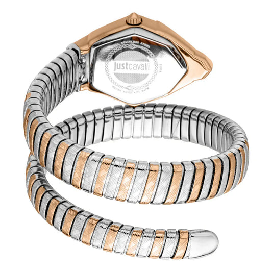 Just Cavalli Women's Two Tone Rose Gold/Silver Watch with Rose Gold Dial - Two Tone Rose Gold/SS