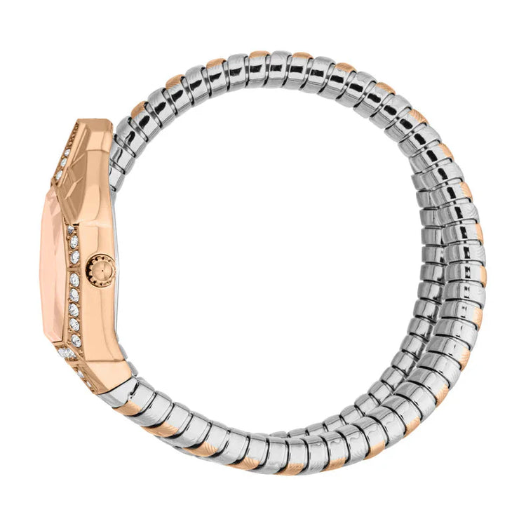 Just Cavalli Women's Two Tone Rose Gold/Silver Watch with Rose Gold Dial - Two Tone Rose Gold/SS