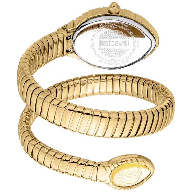 Just Cavalli Women’s Gold Stainless Steel Snake Watch with Gold-tone dial - Gold