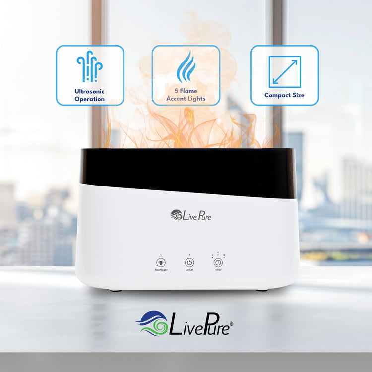 Aqua Flame Ultrasonic .75 L Humidifier