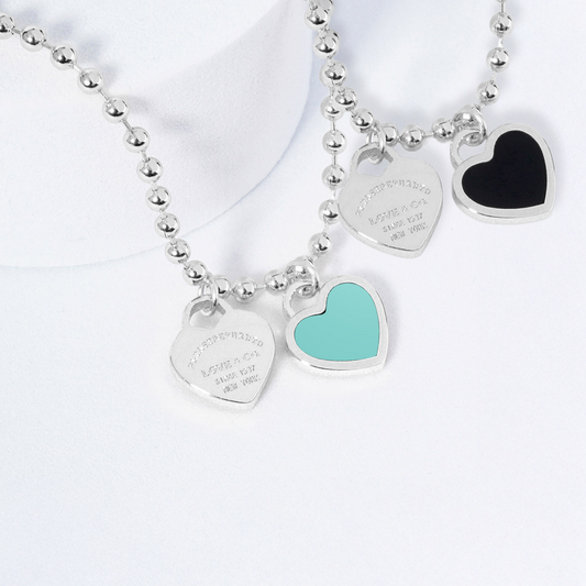 DOUBLE HEARTS ON BALL CHAIN-BOGO