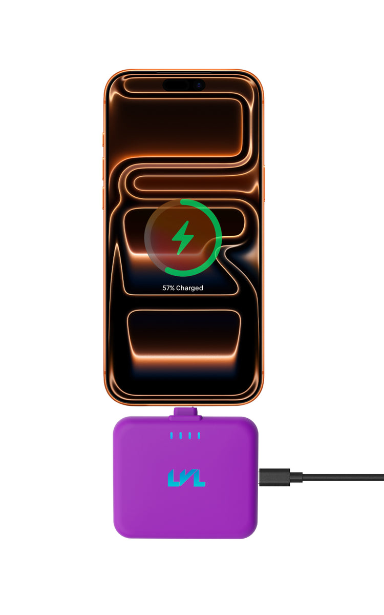 LVL Spark Charger - 5 Pack - Midnight Black / Royal Blue / Deep Purple / Hot Pink / Snow White