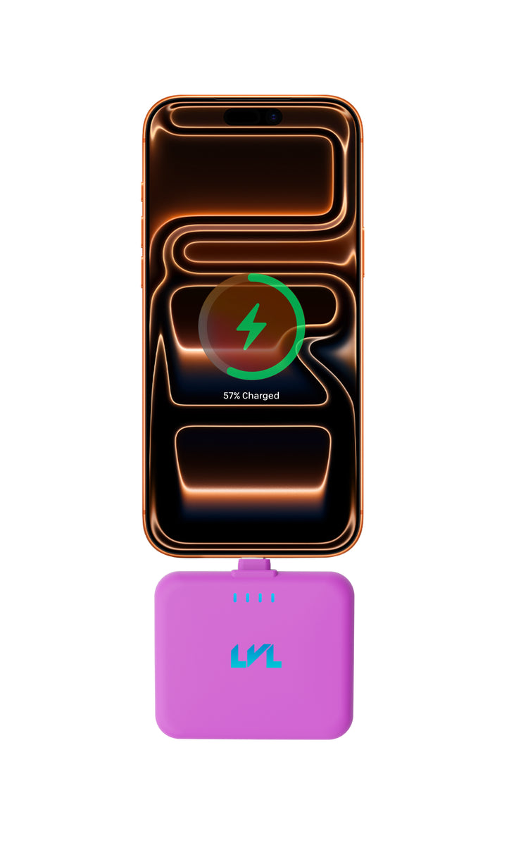 LVL Spark Charger - 5 Pack - Midnight Black / Royal Blue / Deep Purple / Hot Pink / Snow White