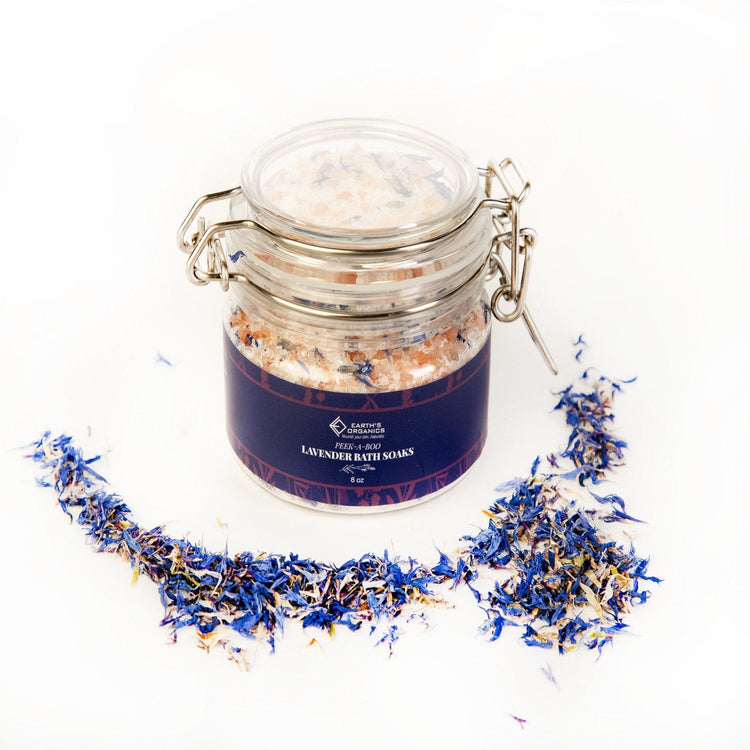 Detoxifying Peek-A-Boo Lavender Bath Soaks