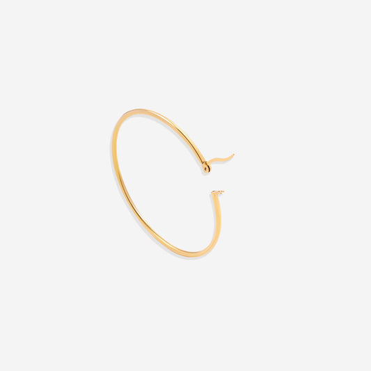 Lynette Large Hoop Earrings - Gold
