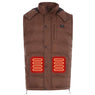Helios Hybrid Versatile 2 N 1 Coat Vest With 10,000 mAh Powerbank - Mocha Male